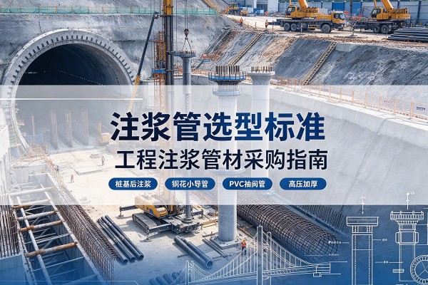 洪湖注浆管选型标准