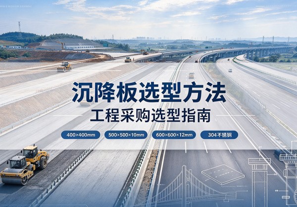 洪湖沉降板选择方法